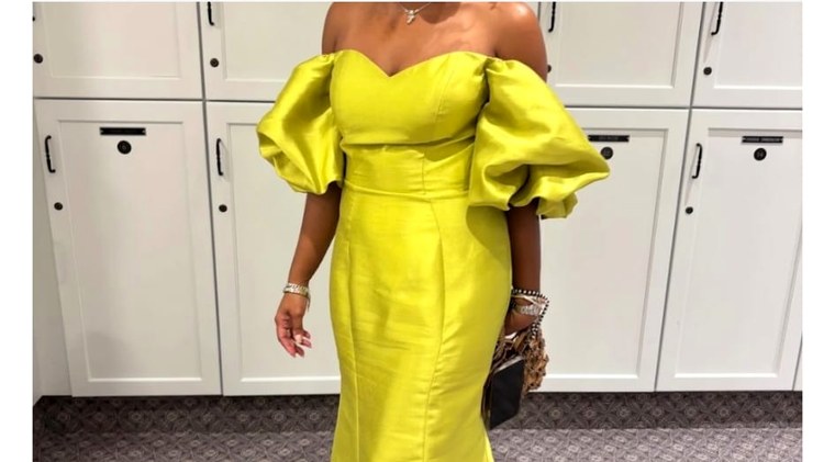 Formal dress, a Diamond Cleaners customer